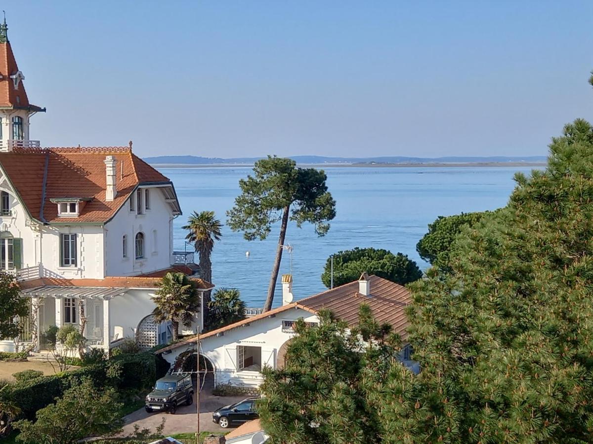 Appt T2 Avec Vue Exceptionnelle Sur Le Bassin D'Arcachon Apartment ภายนอก รูปภาพ