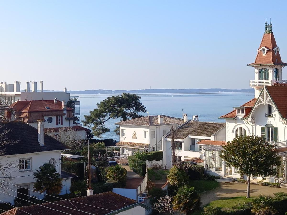 Appt T2 Avec Vue Exceptionnelle Sur Le Bassin D'Arcachon Apartment ภายนอก รูปภาพ