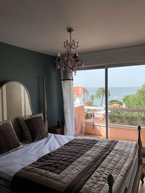 Appt T2 Avec Vue Exceptionnelle Sur Le Bassin D'Arcachon Apartment ภายนอก รูปภาพ